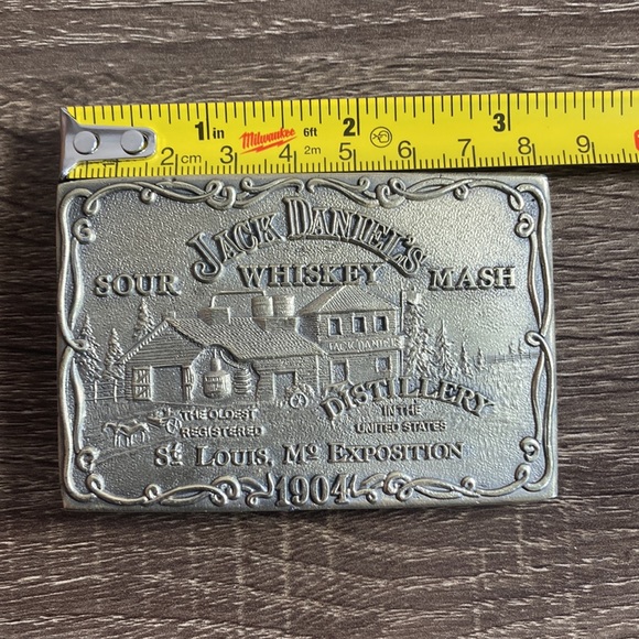Rare Vintage Brass Jack Daniel’s Belt Buckle - Picture 4 of 10